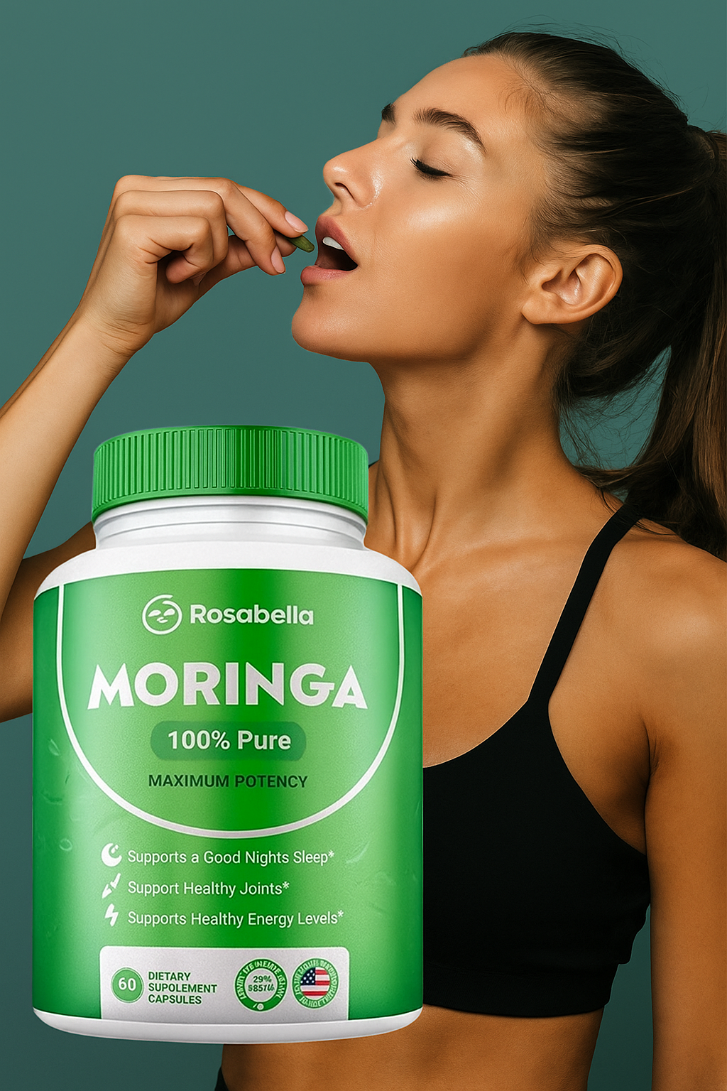 Moringa Rosabella 60 capsulas - Impulso sin cafeína